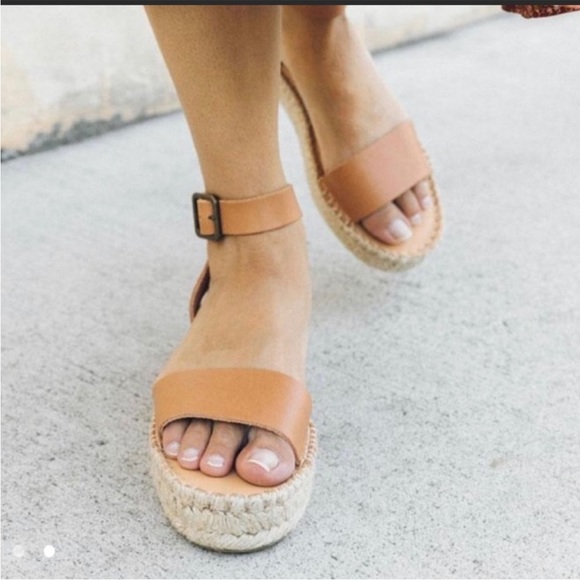 COPY - Soludos Cadiz Open Toe Platform Espadrille Sandals - size 6.5 - Picture 2 of 9